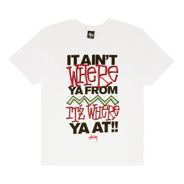 Stussy Where Ya From Tee 'White'